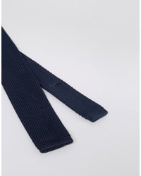 Cravate en tricot noire French Connection