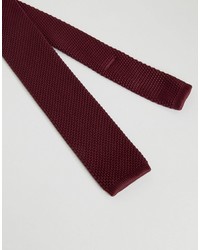 Cravate en tricot pourpre foncé French Connection