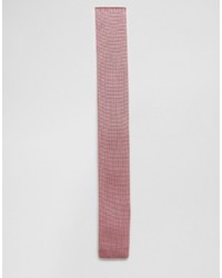 Cravate en tricot rose Asos