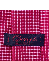 Cravate fuchsia Charvet
