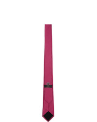 Cravate fuchsia Versace