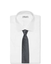 Cravate gris foncé Charvet