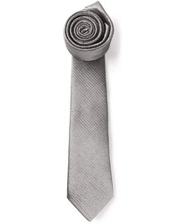 Cravate grise Lanvin