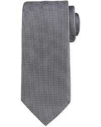 Cravate imprimée argentée