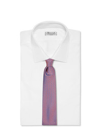 Cravate imprimée bleu clair Charvet