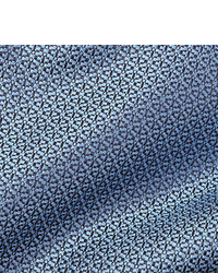 Cravate imprimée bleu clair Canali