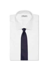 Cravate imprimée bleu marine Hugo Boss
