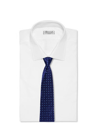 Cravate imprimée bleu marine Charvet