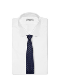 Cravate imprimée bleu marine Turnbull & Asser