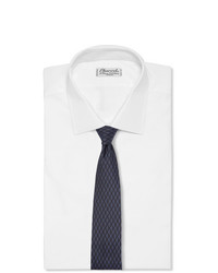 Cravate imprimée bleu marine Dunhill