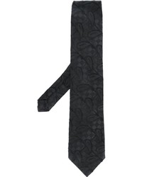 Cravate imprimée cachemire noire Etro