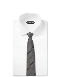 Cravate imprimée gris foncé Tom Ford