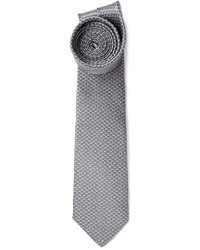 Cravate imprimée grise Lanvin