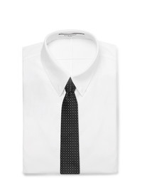 Cravate imprimée noire et blanche Givenchy