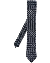 Cravate imprimée noire et blanche Dolce & Gabbana