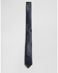 Cravate imprimée noire Asos