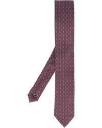 Cravate imprimée pourpre Dolce & Gabbana