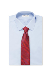 Cravate imprimée rouge Charvet