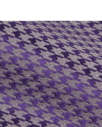 Cravate imprimée violette Charvet