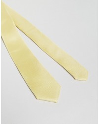 Cravate jaune Asos