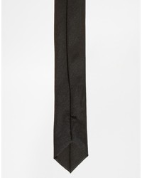 Cravate noire Asos