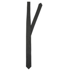 Cravate noire Hugo Boss