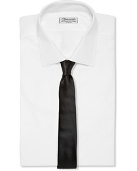Cravate noire Burberry