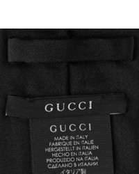 Cravate noire Gucci