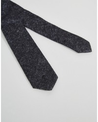Cravate noire Reclaimed Vintage