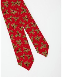 Cravate rouge Reclaimed Vintage