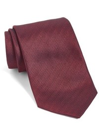 Cravate tressée rouge