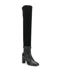 Cuissardes en cuir noires Stuart Weitzman