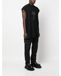 Débardeur à étoiles noir Rick Owens DRKSHDW