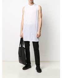 Débardeur blanc Rick Owens DRKSHDW