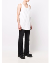 Débardeur blanc Rick Owens DRKSHDW