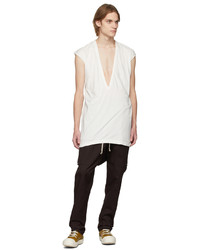 Débardeur blanc Rick Owens