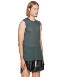 Débardeur bleu canard Rick Owens