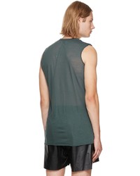 Débardeur bleu canard Rick Owens