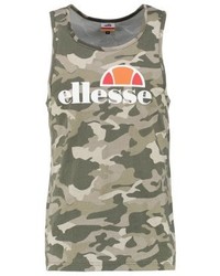 Débardeur camouflage marron clair Ellesse