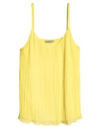 Débardeur en chiffon jaune