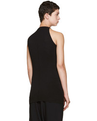 Débardeur en laine noir Rick Owens Lilies