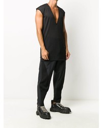 Débardeur en tulle noir Rick Owens