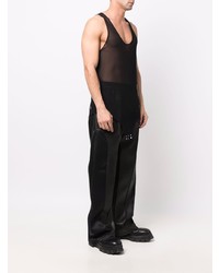 Débardeur en tulle noir Rick Owens