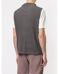 Débardeur gris foncé Homme Plissé Issey Miyake