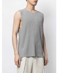 Débardeur gris Homme Plissé Issey Miyake