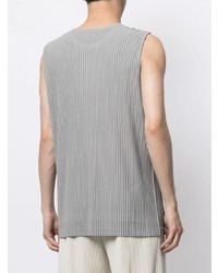 Débardeur gris Homme Plissé Issey Miyake