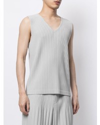 Débardeur gris Homme Plissé Issey Miyake