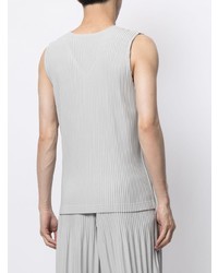 Débardeur gris Homme Plissé Issey Miyake