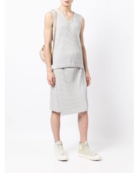 Débardeur gris Homme Plissé Issey Miyake