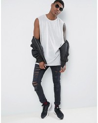 Débardeur gris Asos